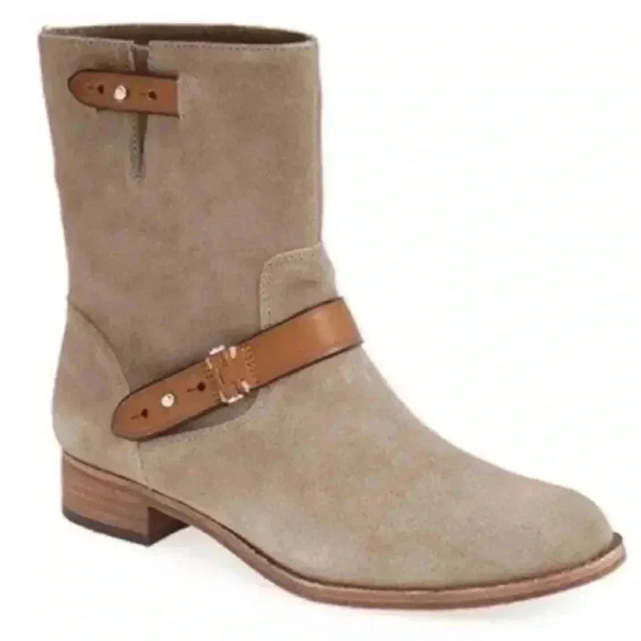 Coach Amy Suede Leather Boots Sz 7 - Picture 1 of 10